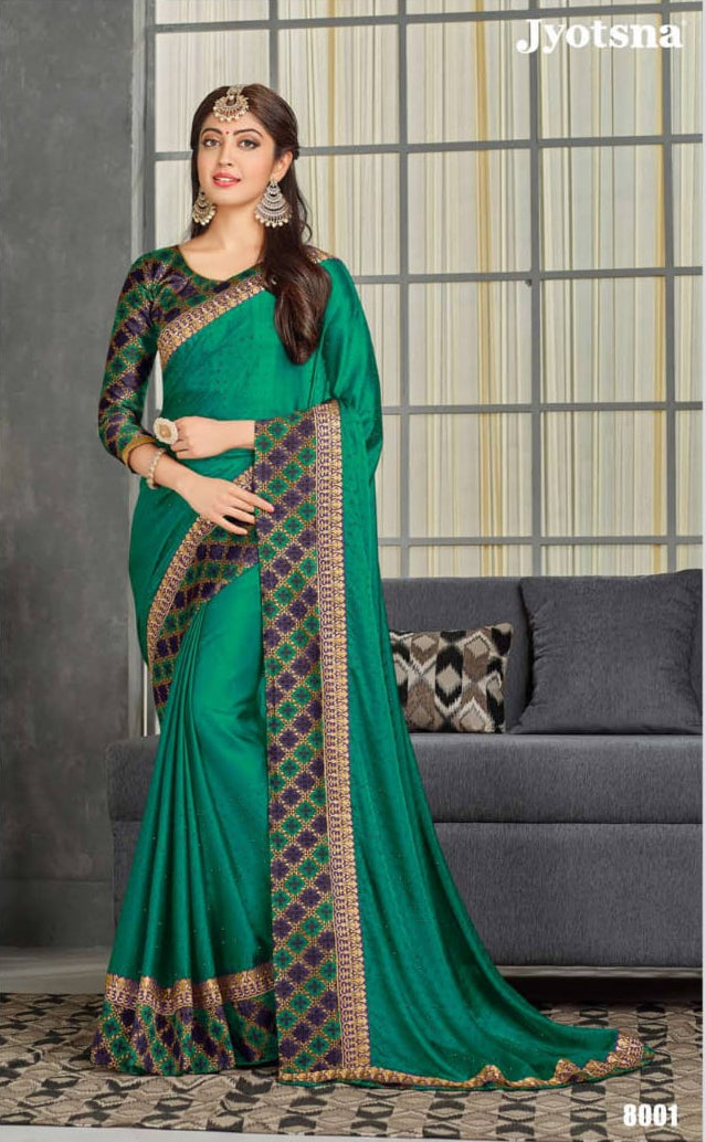 Pratiba Subash Kanjivaram Silk Saree - green