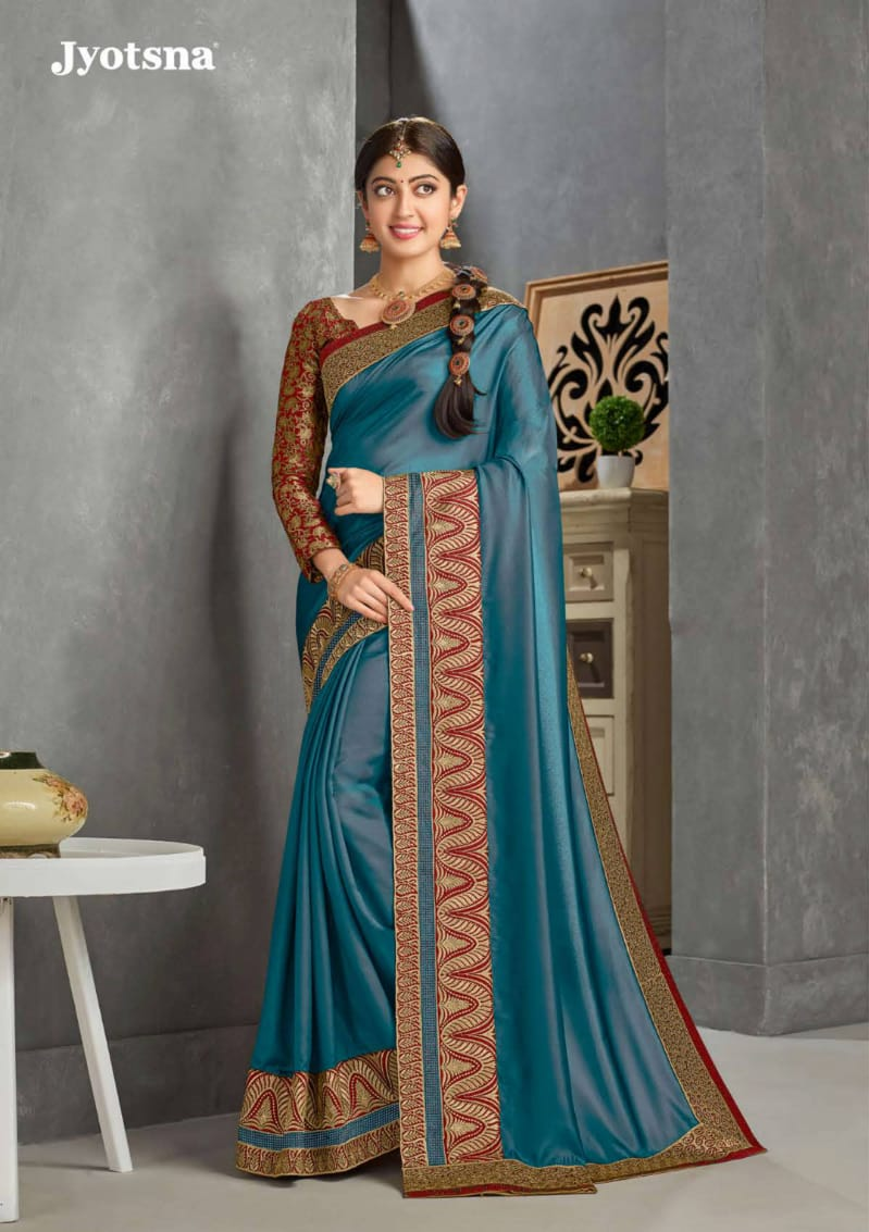 Pratiba Subash Kanjivaram Silk Saree - Blue