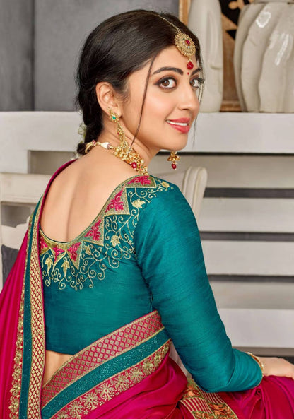 Pratiba Subash Kanjivaram Silk Saree - Red