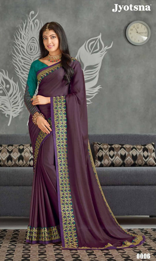 Pratiba Subash Kanjivaram Silk Saree - Violet