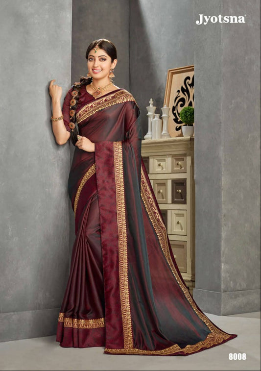 Pratiba Subash Kanjivaram Silk Saree - Wine