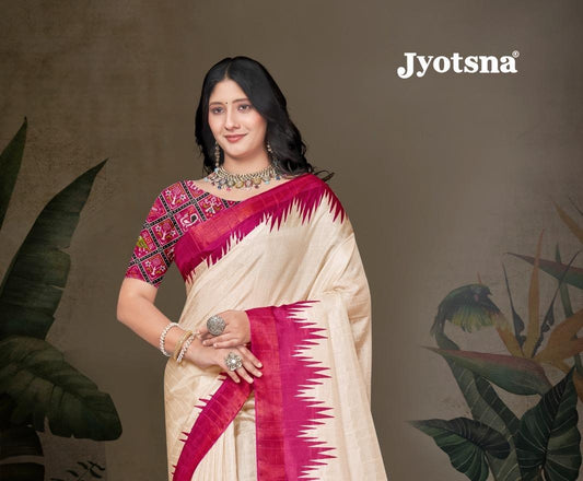 Kalamkari Silk Saree - Pink