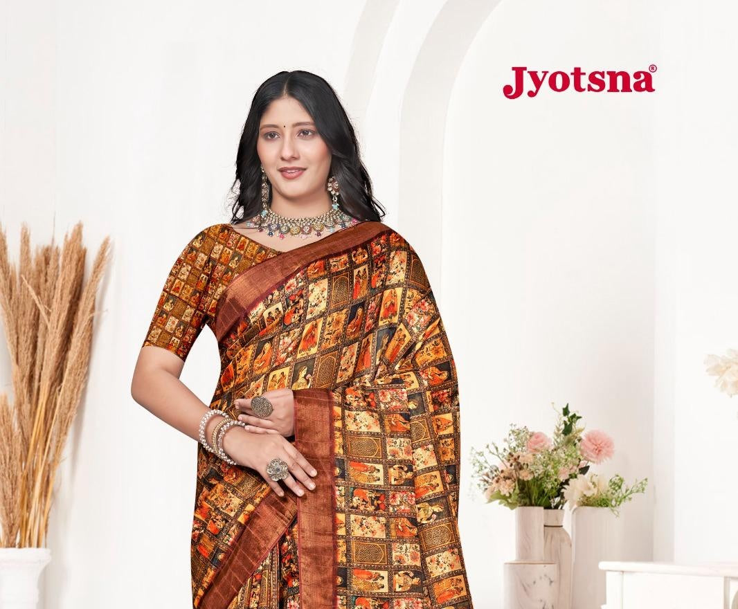 Kalamkari Silk Saree - red